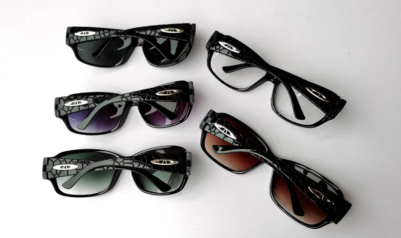 Shades Oversized Fashion Oversize Designer Glass Lenses Square European Style Sunglasses 2022