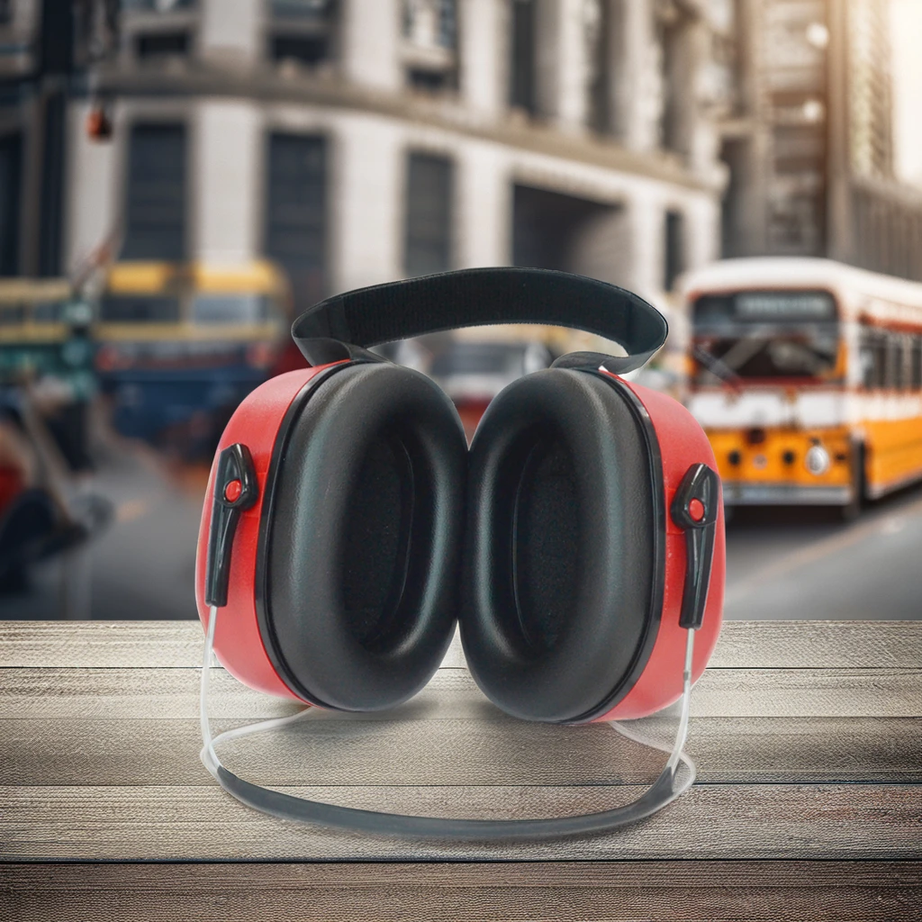 Noise Reduction Ear-muffs Neckband Safety Earmuffs