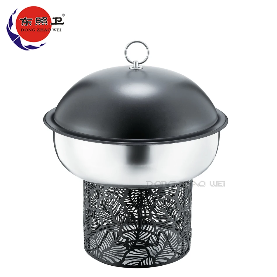 Hot Sale Modern Hotel Chafing Dish Buffet Set Food Warmers Set 4.5 L Stainless Steel Black Chafing Dishes