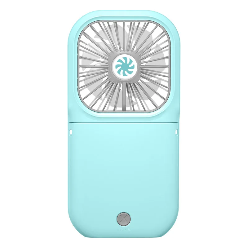 hot selling foldable mini fan 3 gear button wind speed optional 3000mah battery within power bank function support logo printing
