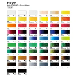 Phoenix Art Studio XL Fine 200ml Oil Color Paint For Painting with CE