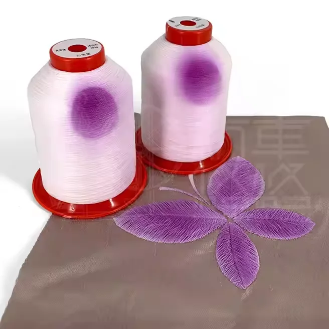 Light-Sensitive Photochromic Thread Color changd photochromic thread for Fashion and Crafts