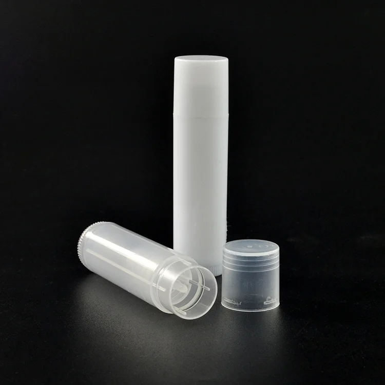 Горячая Распродажа, косметическая упаковка, 5 г, белые, черные, розовые прозрачные пластиковые тюбики для губной помады, бальзам для губ, контейнер для губной помады