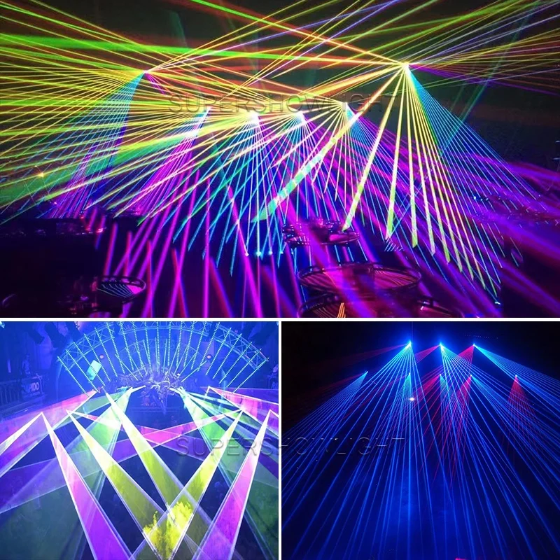 Professional led party beam stage lights laser dj lights RGB ILDA stage show rgb animation dj disco laser lighting