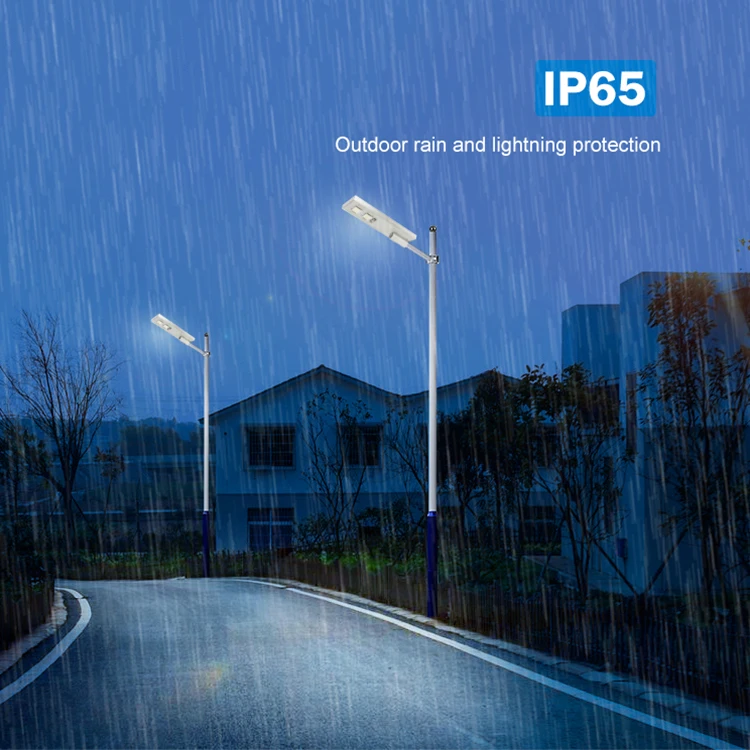 HUAPAI Hot Selling Wall IP65 Strong Waterproof Fearless Residential 100 200 300 400 500 W All In One Solar Street Lights