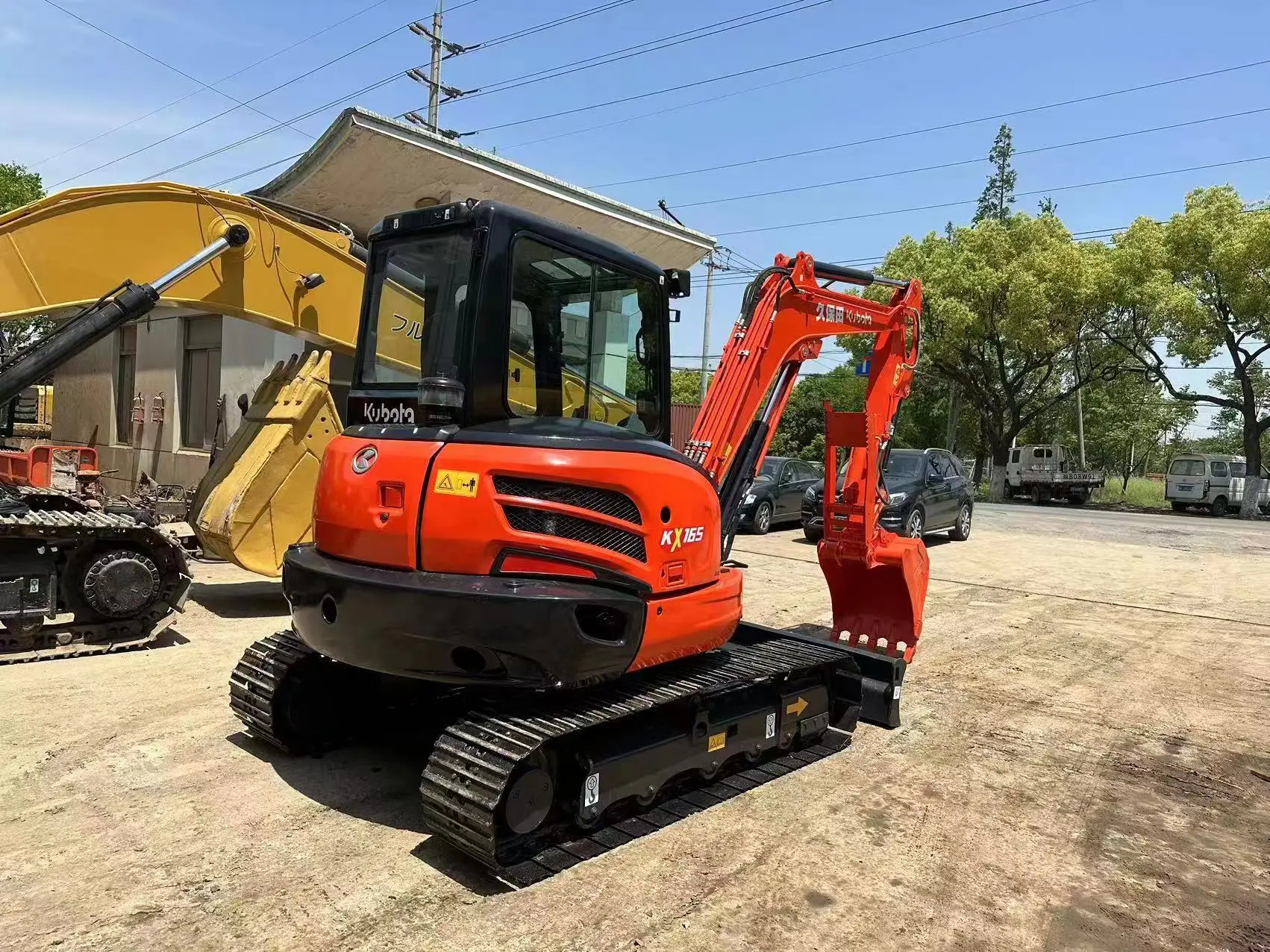 Лидер продаж оригинальный мини-экскаватор Япония Kubota 6 тонн 5 экскаватор Kx165-5 Kx155-3 kx163 с насадкой