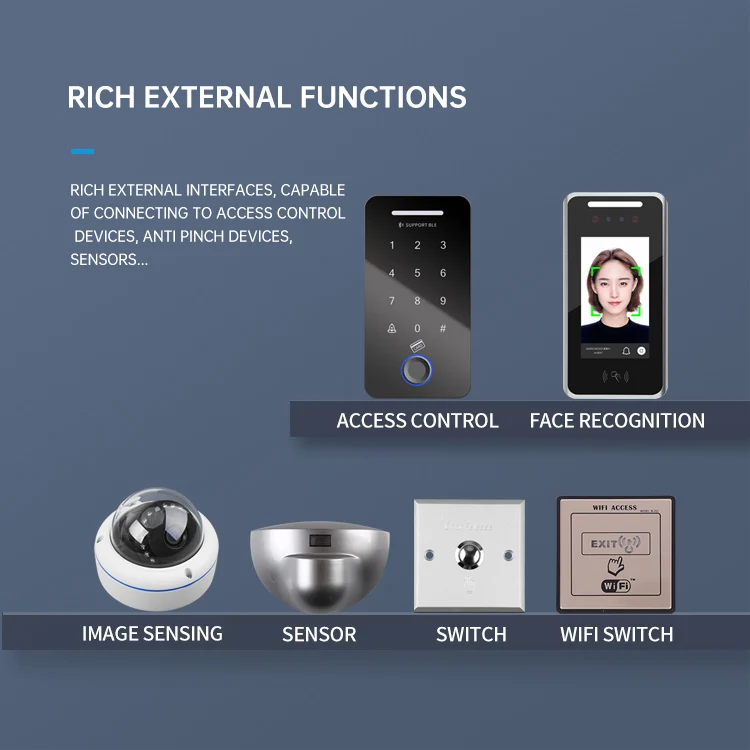Hospital Disabled Barrier-Free 100v-240v 150KG Automatic Door Opener Silent Anti-Pinch Automatic Swing Door Opener