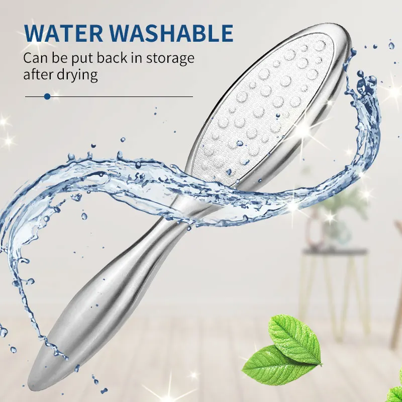 Colorful stainless steel pedicure tool double sided foot rasp scrubber feet file and dead skin callus remover for home use