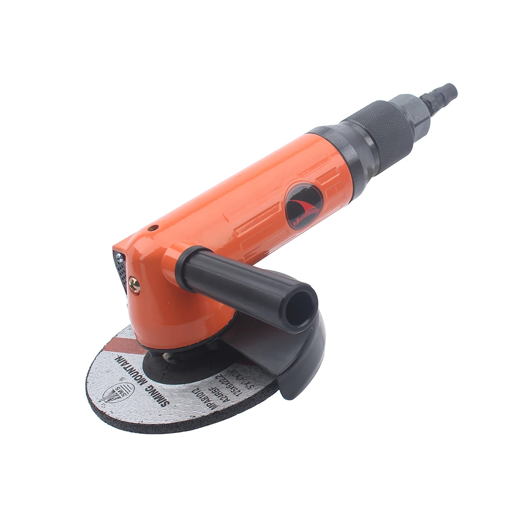 Quality 125mm Industrial Level Pneumatic/Air Angle Grinder Tool 5 Inches Grinding Machine 90 Degree Air Angle Grinder