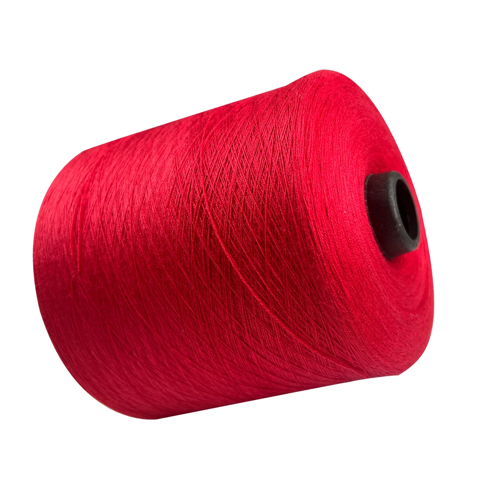 Stretchable 48/2 viscose nylon pbt blended core spun dyed yarn for knitting