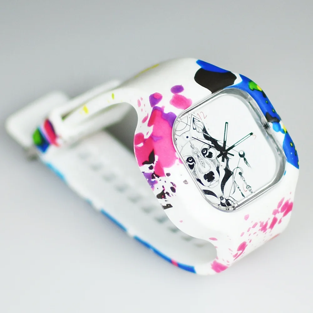 2024 colorful new fashion watch design your own watch small quantity MOQ order customs design logo brand dropship