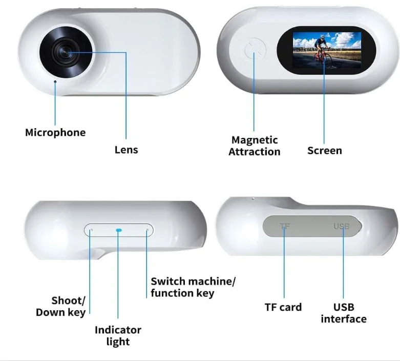 Kingtale Pet Supplies Custom Dog Accessories Mini Body Cam Indoor Outdoor Wireless Cat Collar Camera