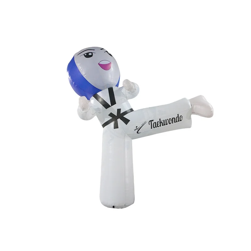 Outdoor Advertising Customized Inflatable Taekwondo Man Cartoon Toys Taekwondo Boy Karate Inflatable Balloon
