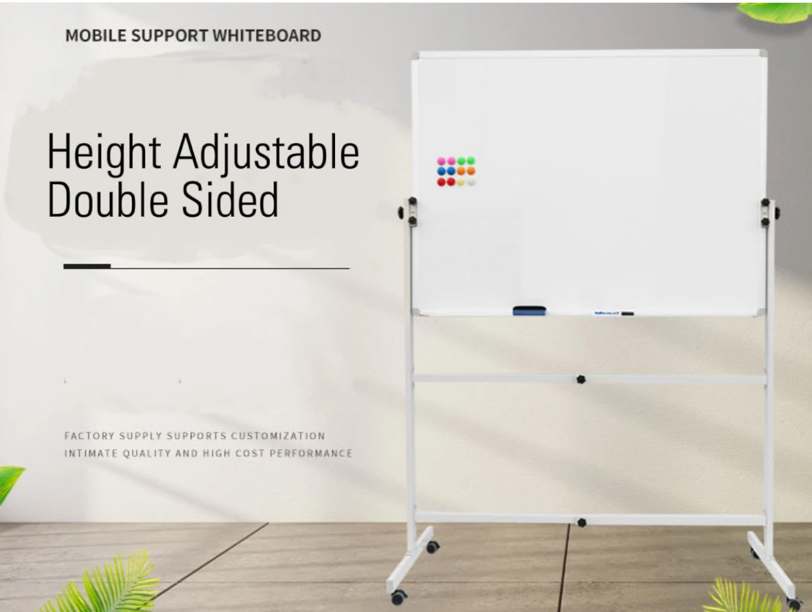 OEM Factory Price Dry Erase Magnetic Board  Mobile Whiteboard Stand