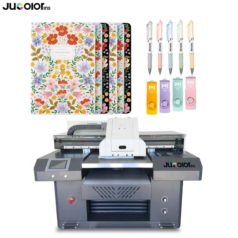 Jucolor CJ-UV4560D A2 UV Printer High Print Quality Printer 4060 For USB Bottle Mug Acrylic