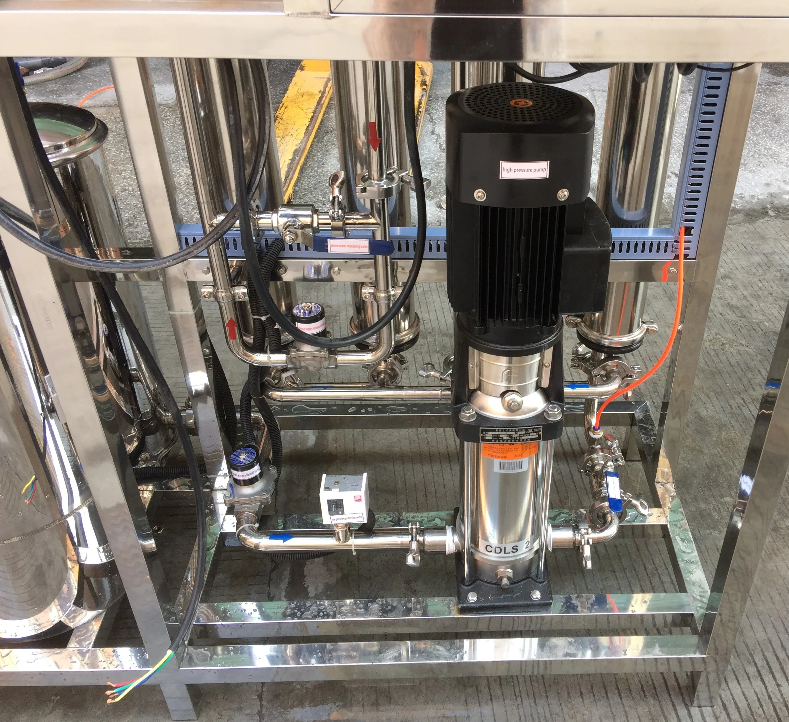 reserve osmosis faucet water purifier filter alkaline water machine ionizer water treatment plant