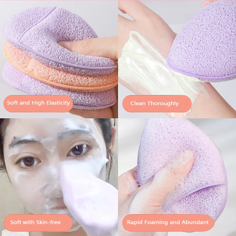 Product Manufacturer Glove-type Deep Cleansing Sponge Wash Face Soft Skin-friendly Face Remover  Sponge
