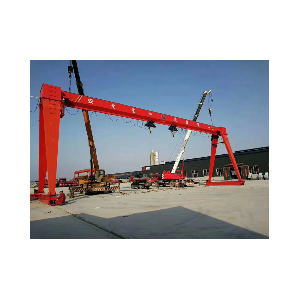 
2021 New Style Portable Supplier 6t 3t Single Beam Gantry Crane Single Girder Gantry Crane Moving Lifting Equipment On Sale 