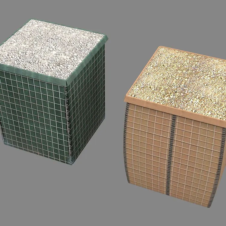 2x1x1mesh Gabion High Security Collapsible Barriers Container Walls For Bunkers