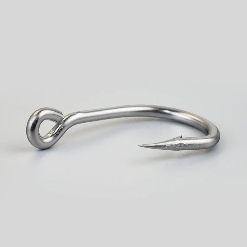 10884 Fishing Hooks Circle Barbed Stainless Steel Tuna Fishinghook Ocean Saltwater