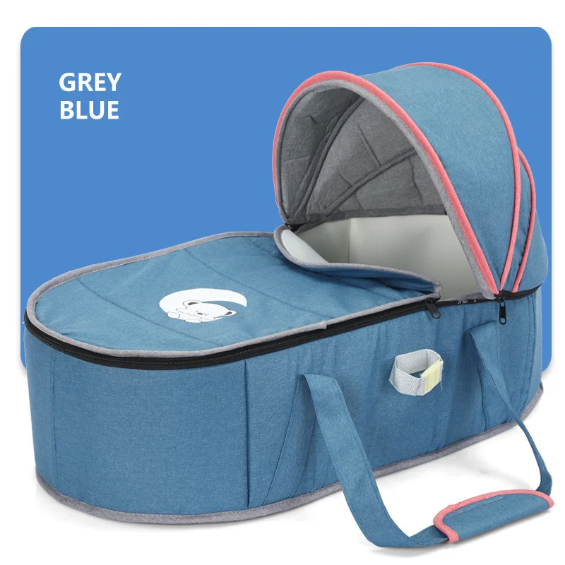 Portable Crib Basket For Newborns Baby Out Going Carry Cot