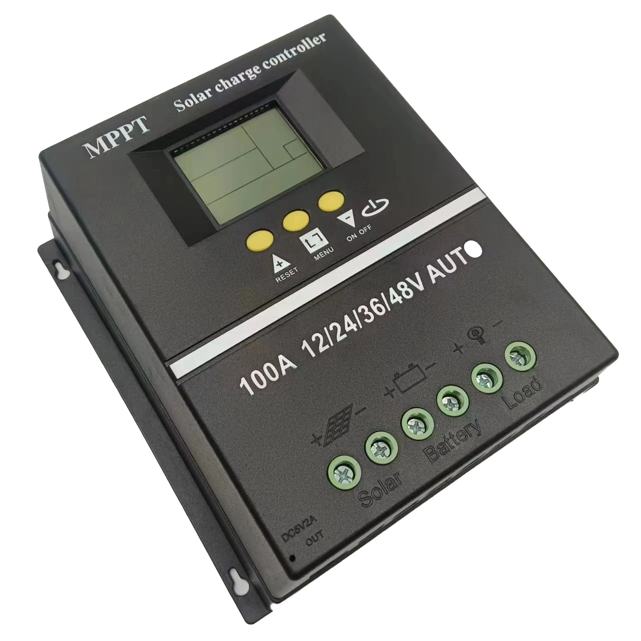 Hot Sale PWM MPPT Solar Charge Controller 100A 60A 12v/24v/36v/48v Off Grid Solar Panel Controller USB Output 5V/2A