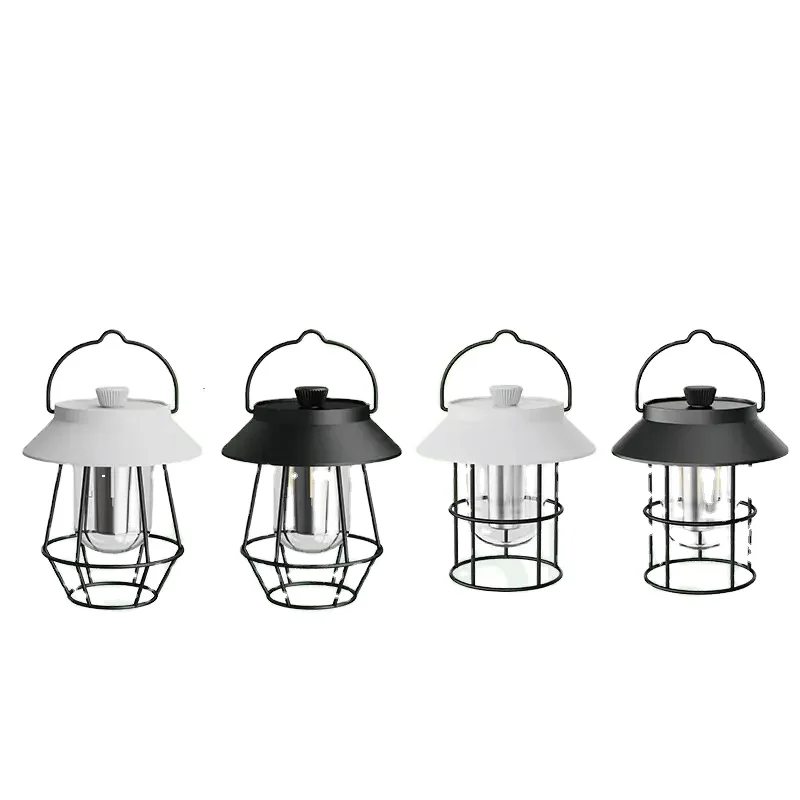 Portable LED Camping Lantern Flashlights IPX4 Water Resistant Lamp for Camping Hiking