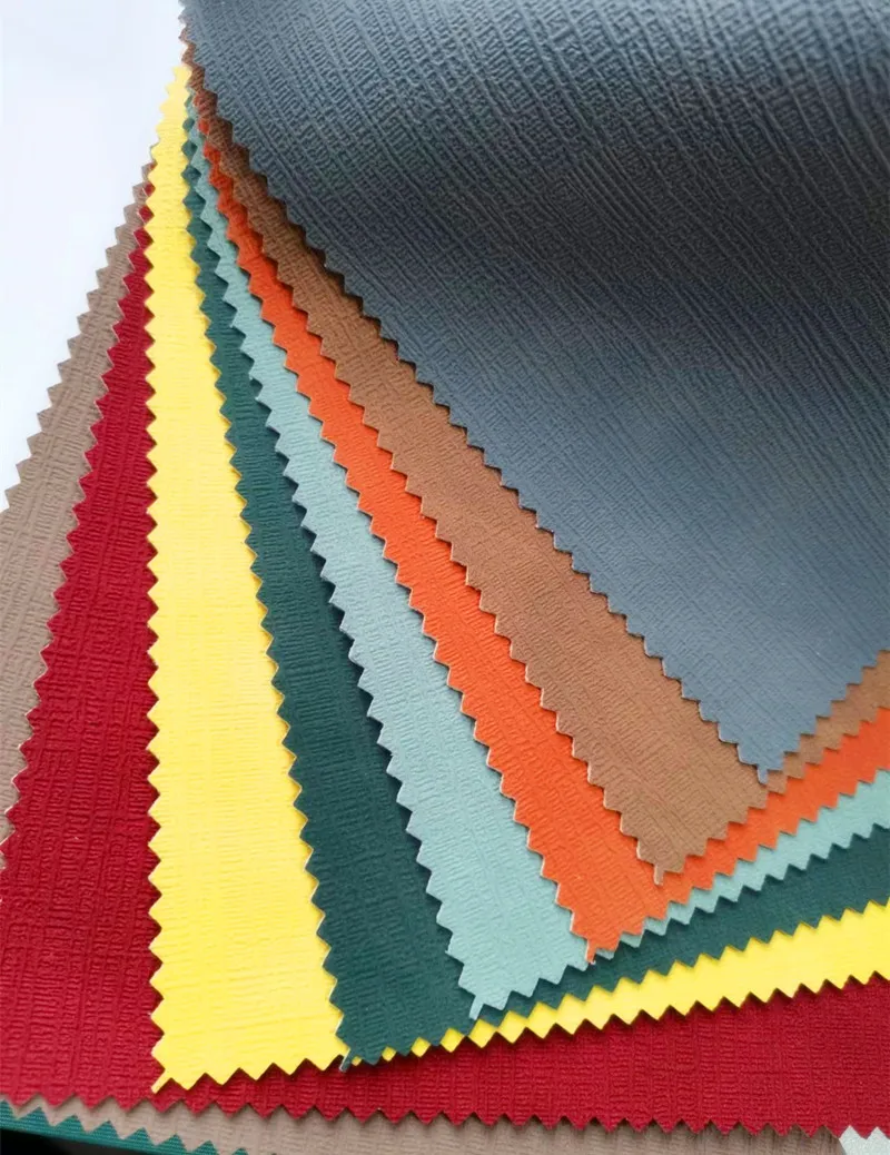 Customized embossed classic  pattern PVC leather for upholstery sofa bags faux synthetic guitar strap