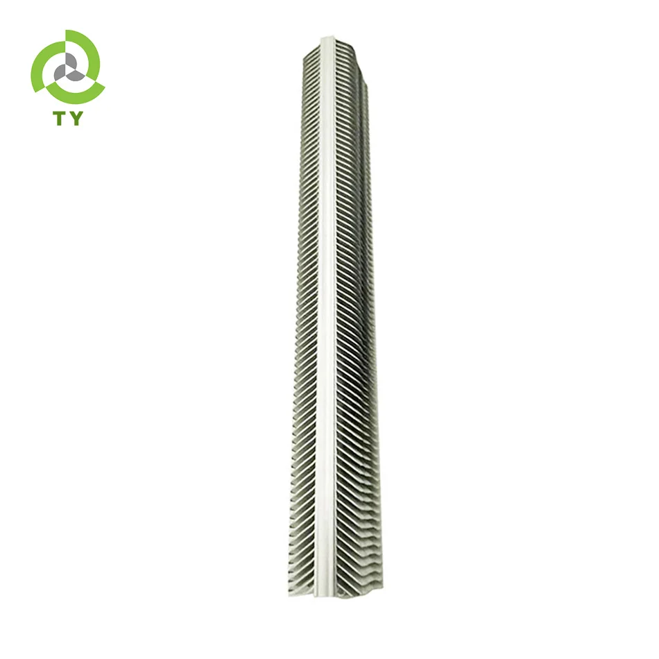 
Two side skiving fin aluminum heatsink 170mm heat sink 