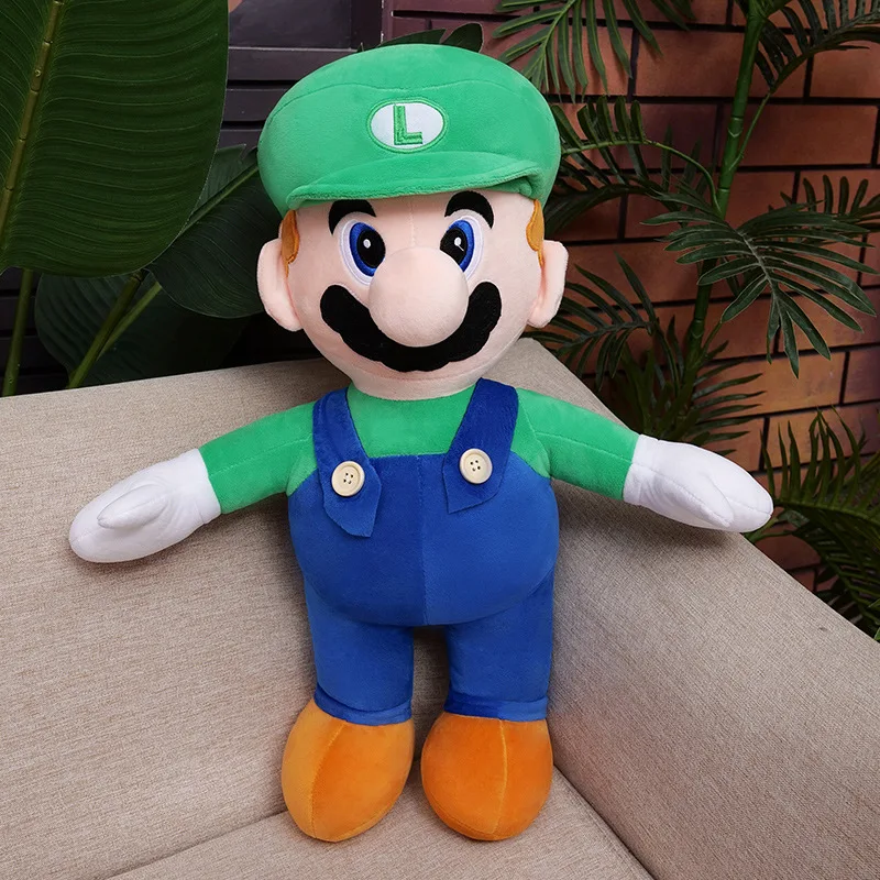 HL 20/40/50/60/70/80CM Super Bros Plush Stuffed Mario Figure Toy Soft Stuffed Animal Dolls Toy SuperS Mario Plush Toy