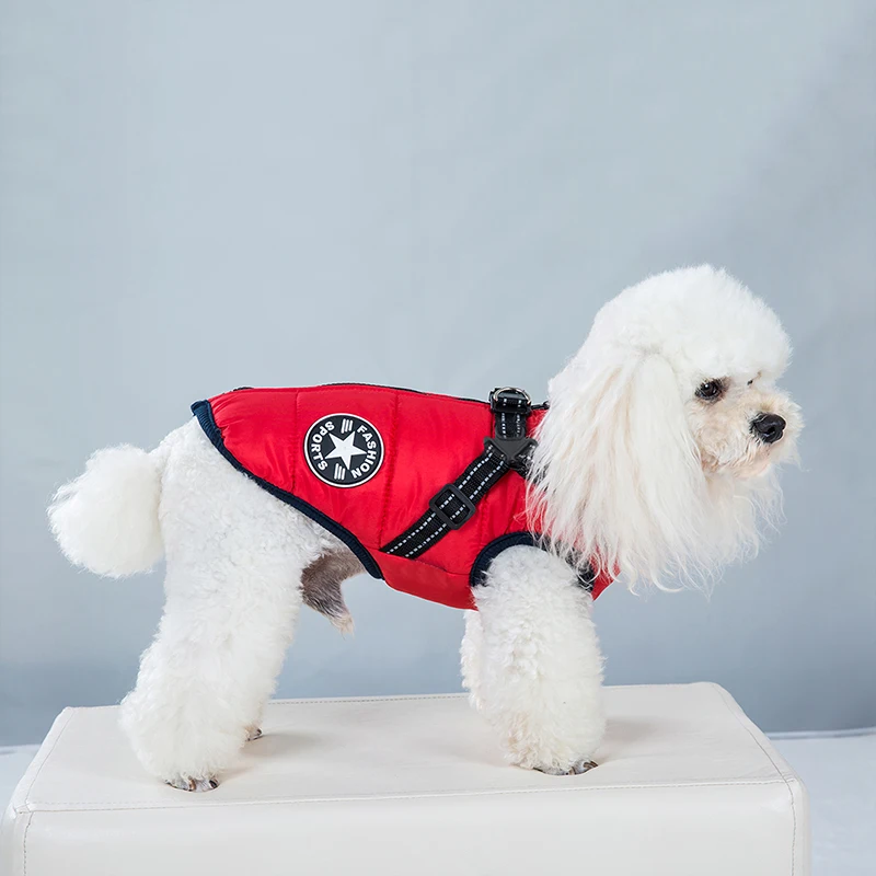 Wholesale Outfits  Dog Winter Clothes Luxury Pet Accessories  Vest  Fashion Designer  Christmas Clothes Dog Jacket