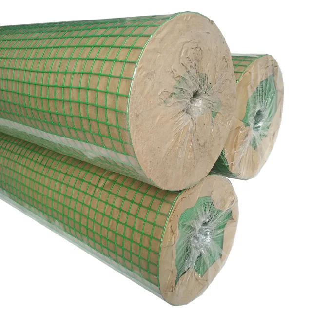 1/2' PVC coated welded wire mesh rolls used for chicken cages/garden fence