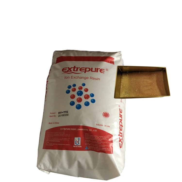 10% more salt to regenerate C-100E Cation Exchange Na+Ionic Form as Shipped Soften Water Resin