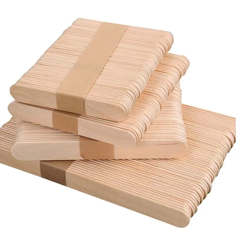 wholesale customised wooden small  113 12 2sticks for ice cream colored  popsicle sticks  production line