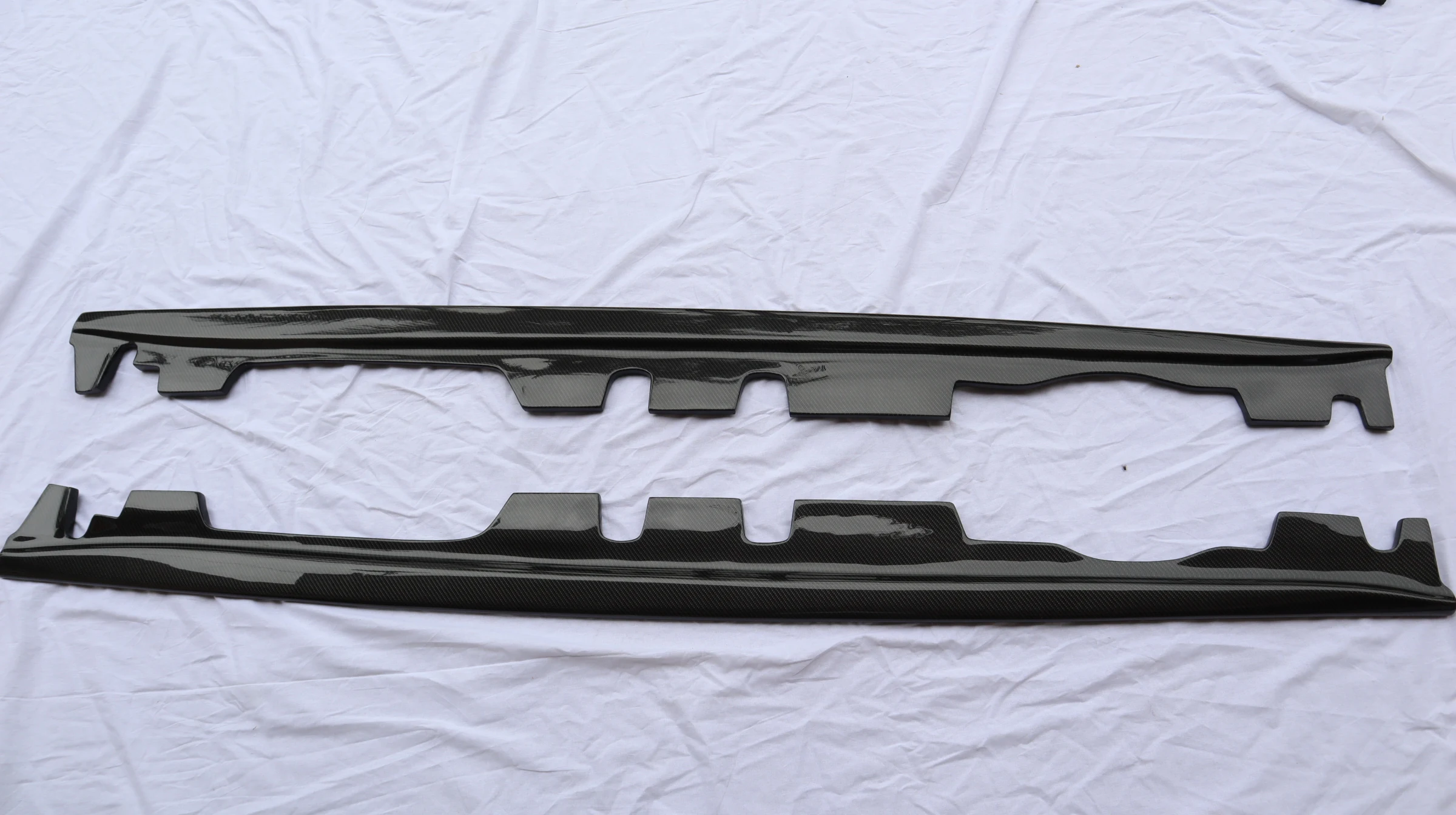 E style Carbon fiber  side skirt for 3 series E92 E93 M3