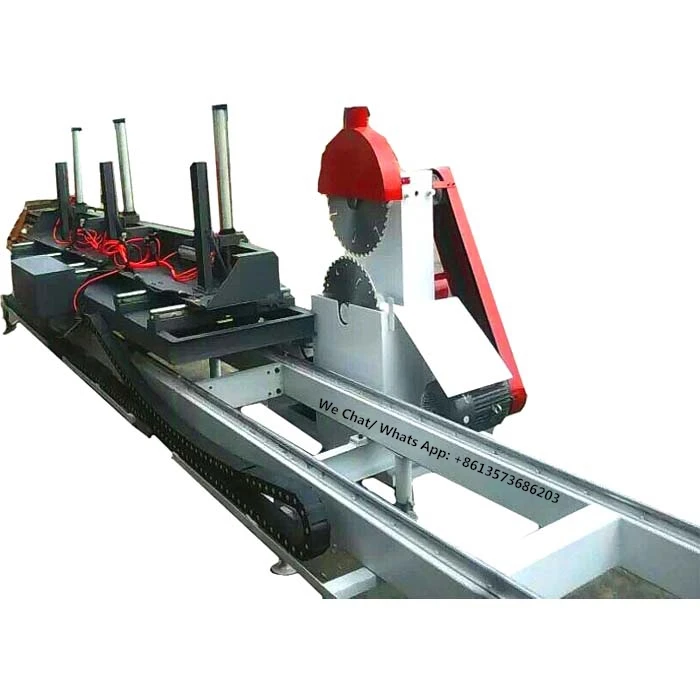 40 л. С. Дизельный мощность раздвижной стол циркулярная пила машина для резки небольших бревен