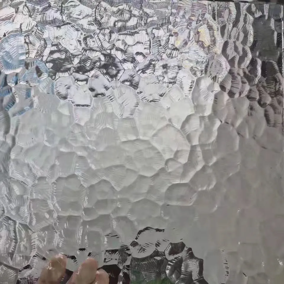 4mm 5mm 6mm 8mm 10mm Obscure Decorative Moru Pattern Glass Sheet for Door Large Size clear Ribbed Pattern Tempered Glass