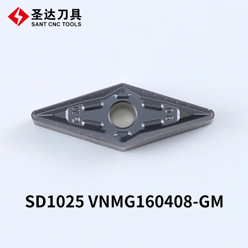 Карбидные Токарные Вставки SD1025 VNMG160408-GM для Токарный станок с компьютерным числовым программным управлением