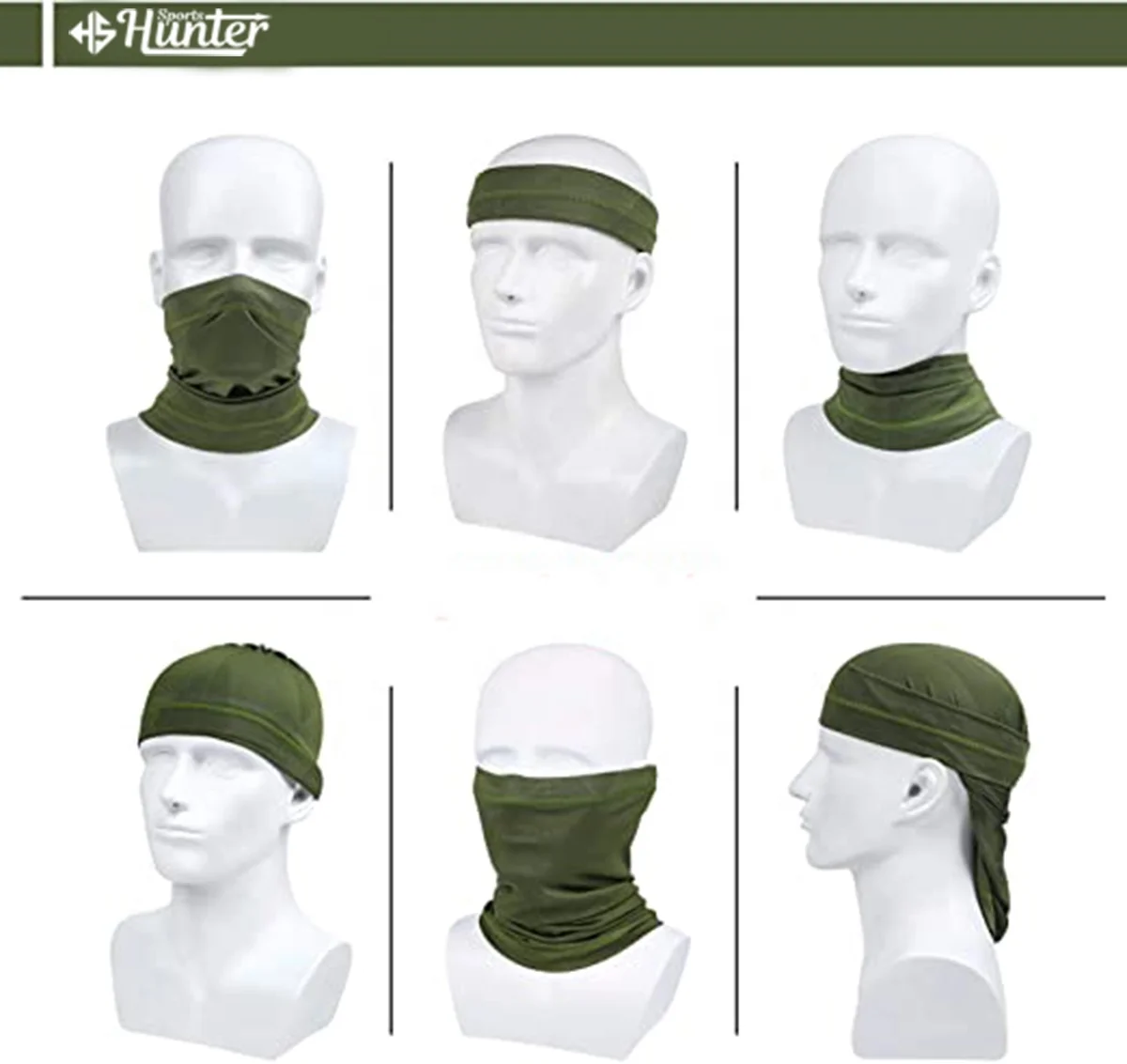 Custom Logo Neckwear Bandanas Buffs for Motorcycle Unique Sport OEM Customized Printing Seamless Bandana Scarf