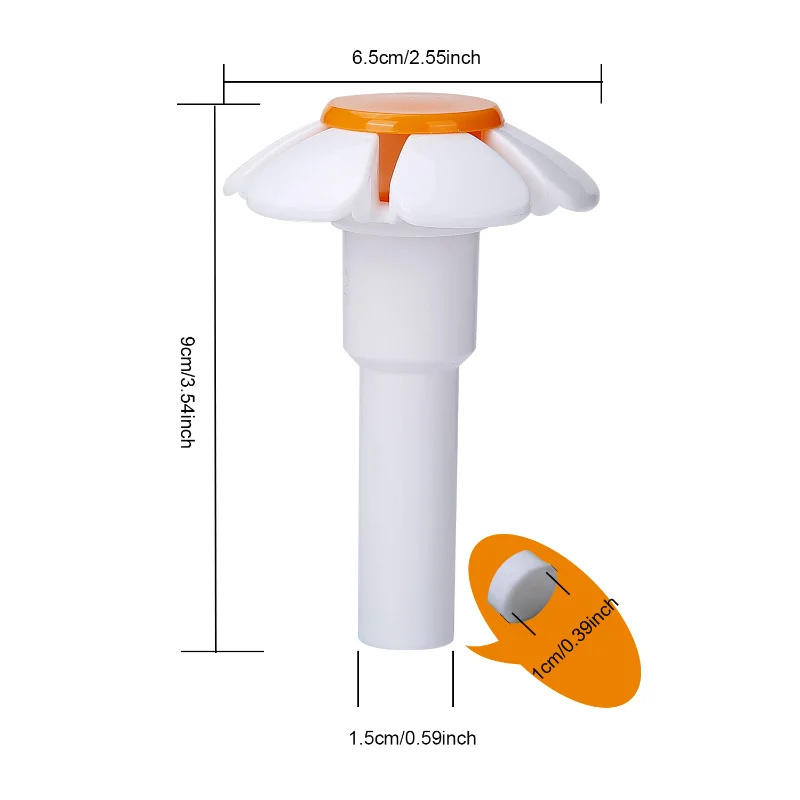 Handmade Flower Water Tap for Pet Drinking Fountain - Replaces Bowl Water Dispenser, Provides Fresh Water for Cats and Dogs