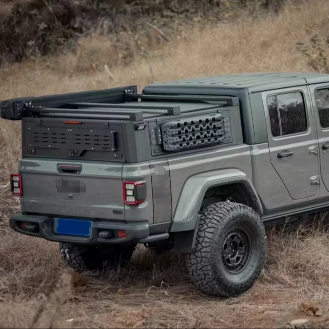 High cover for Jeep Gladiator JT PICK UP 2020  Truck Bed Cover  steel Hard Top Exterior parts accessories