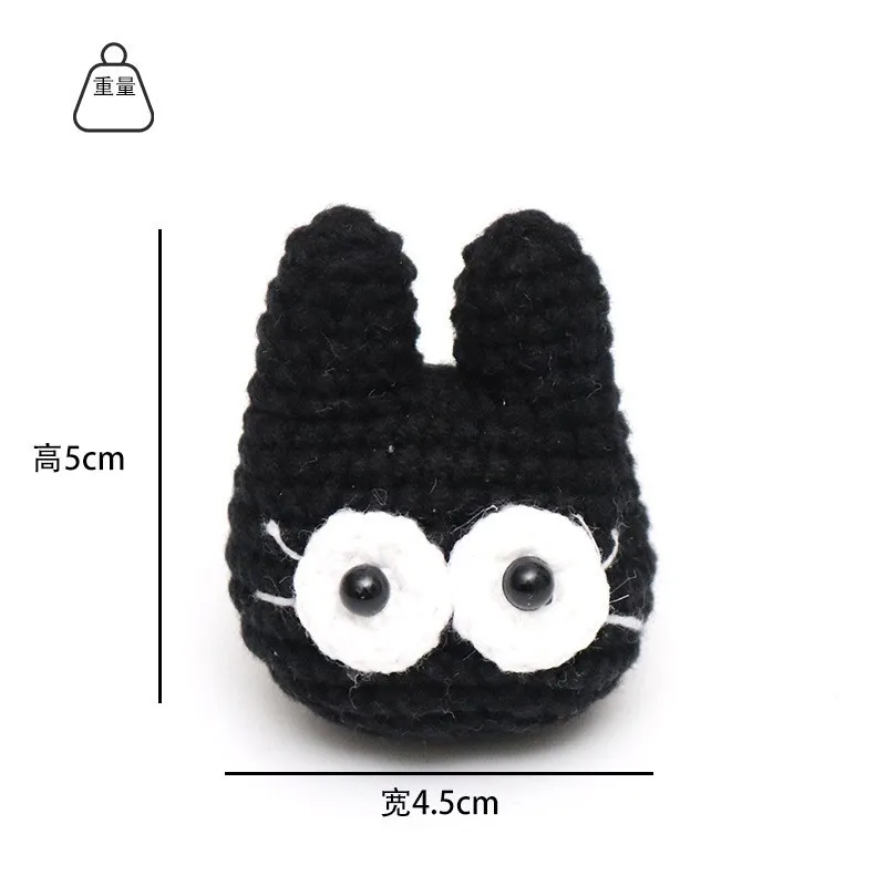 Wholesale Custom  Stuffed PP Cotton Dolls Bear Rabbit Axolotl Yarn Knitted Crochet Toy