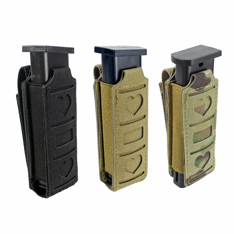 9MM tactical magazine pouch single magazine storage bag outdoor multifunctional Molle accessory bag