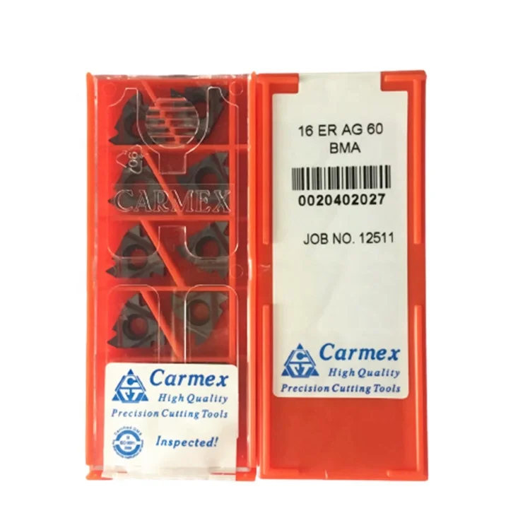 Оригинальные высокопрочные ЧПУ резьбовые вставки CPT Carmex 16ER BMA