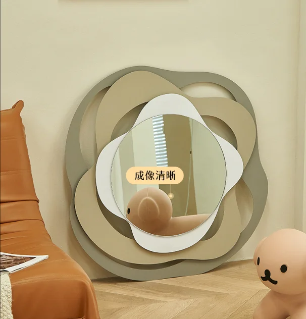 Modern Round  Metal Frame Circle Mounted bathroom Mirrors  home Decor Hanging Wall Mirror mirrors