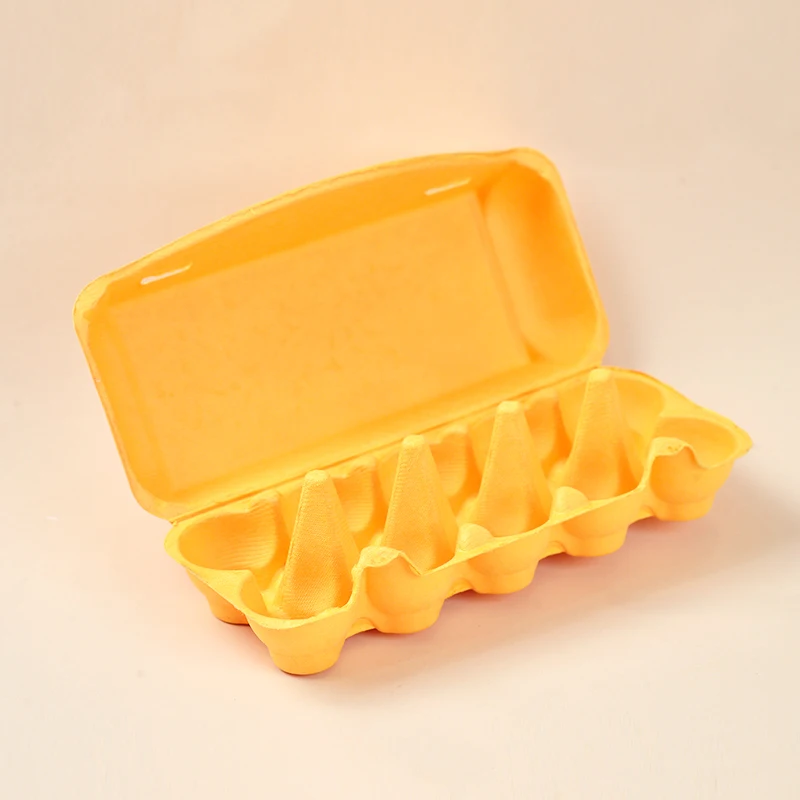 Manufacturer disposable sugarcane biodegradable 12 holes paper egg tray