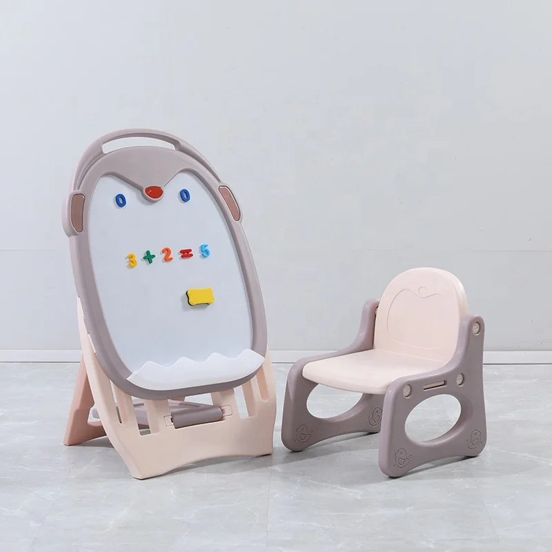 Indoor Furniture Baby Seat Multifunction Study Table Chair Children White Drawing Board