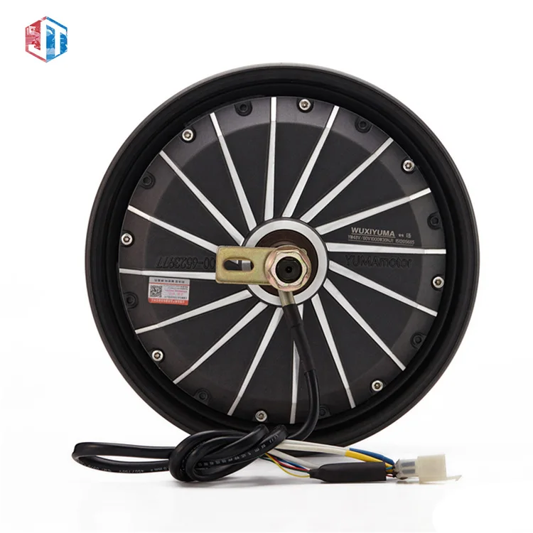 YM MOTOR 16 Inch wheel hub motor 72V high power brushless hollow shaft bldc electric 3000W - 8000w hub motor kit