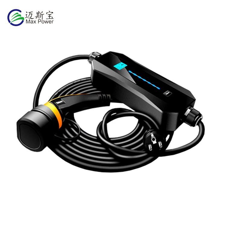 Home IEC 61851-1 car cable plug 7.4kw charging station ev charger stations for