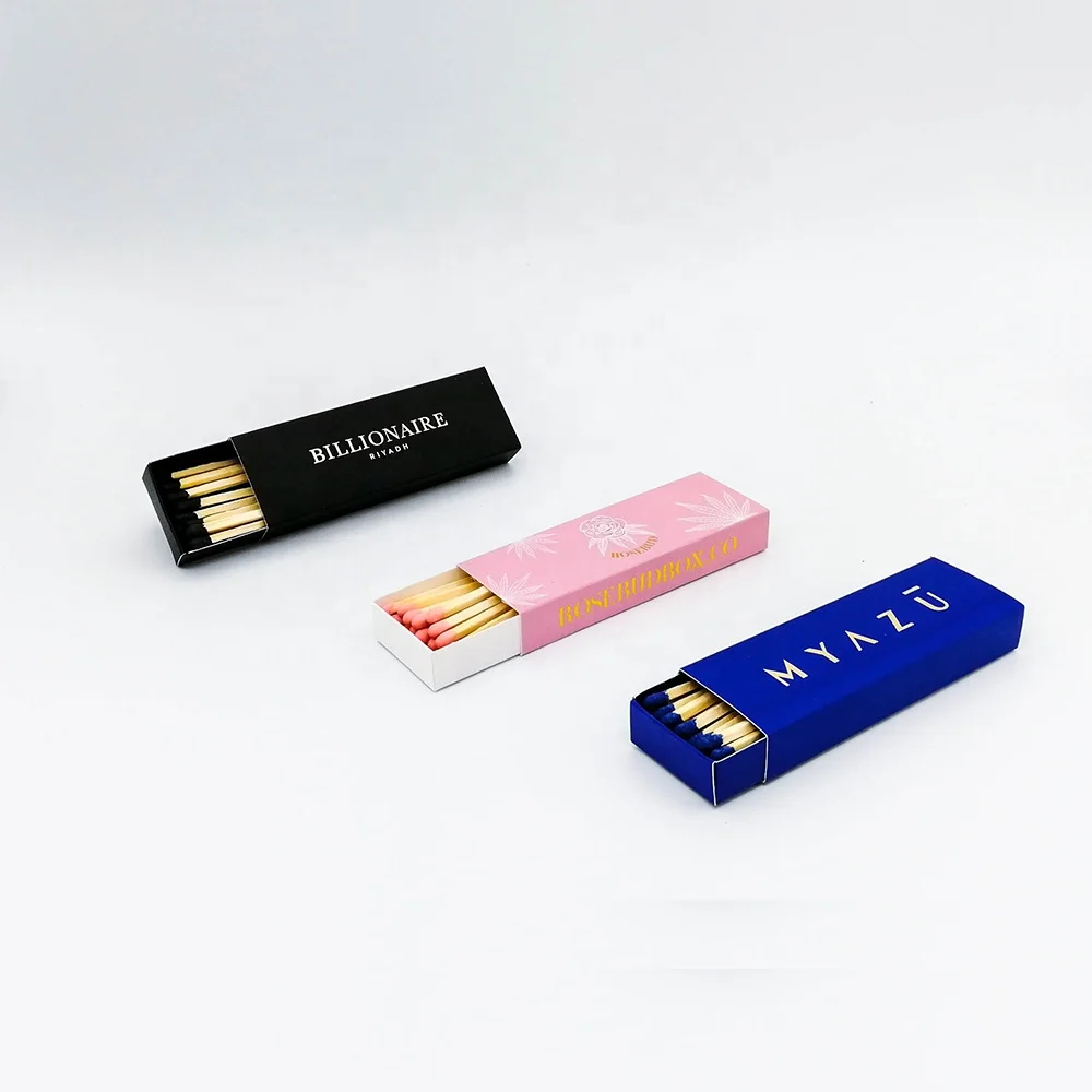 Matchbox Cheap Bulk Safety Matches Custom Wholesale Safety Pink Wood Matches natural matches